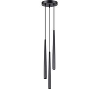 Sollux Lighting Bliss lampada sospesa 3x8 W nero SL.1463