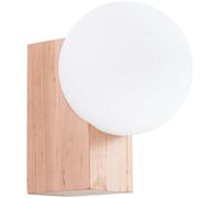 Sollux Lighting Bulbo lampada da parete 1x8 W bianco-legno SL.1682