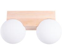 Sollux Lighting Bulbo lampada da soffitto 2x8 W bianco-legno SL.1683