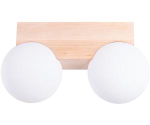 Sollux Lighting Bulbo lampada da soffitto 2x8 W bianco-legno SL.1683
