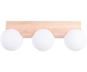 Sollux Lighting Bulbo lampada da soffitto 3x8 W bianco-legno SL.1684
