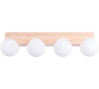 Sollux Lighting Bulbo lampada da soffitto 4x8 W bianco-legno SL.1685
