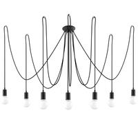 Sollux Lighting Edison lampada sospesa x60 W nero SL.0372