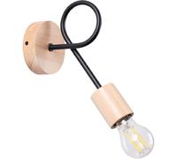 Sollux Lighting Ember lampada da parete 1x15 W nero SL.1476