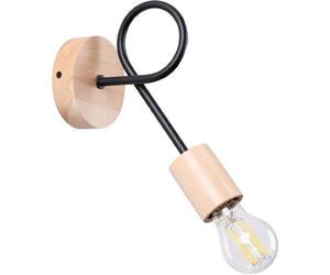 Sollux Lighting Ember lampada da parete 1x15 W nero SL.1476