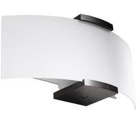 Sollux Lighting Emilio lampada da parete 2x60 W bianco-wengé SL.0185