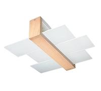 Sollux Lighting Feniks lampada da soffitto 2x60 W legno SL.0076