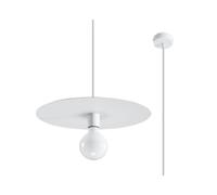 Sollux Lighting Flavio lampada sospesa 1x60 W bianco SL.0852