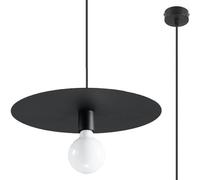 Sollux Lighting Flavio lampada sospesa 1x60 W nero SL.0853