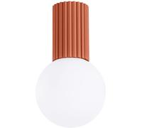 Sollux Lighting Halo lampada da soffitto 1x8 W bianco-rosso SL.1728