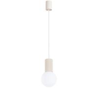 Sollux Lighting Halo lampada sospesa 1x8 W bianco-beige SL.1719