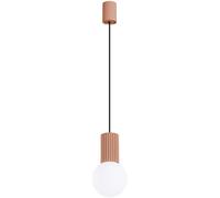 Sollux Lighting Halo lampada sospesa 1x8 W bianco-beige SL.1734