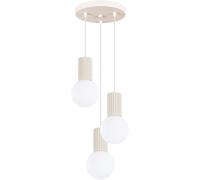 Sollux Lighting Halo lampada sospesa 3x8 W bianco-beige SL.1720