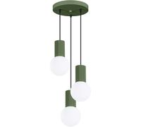 Sollux Lighting Halo lampada sospesa 3x8 W bianco-verde SL.1725