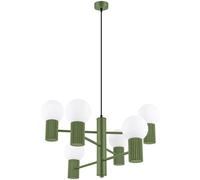 Sollux Lighting Halo lampada sospesa 6x8 W verde SL.1832