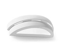 SOLLUX lighting Helios Lampada da parete in ceramica | Design moderno molto universale | Lampadina E27 sostituibile, 1 x 60 W | Bianco, 40 x 15 x 10 cm