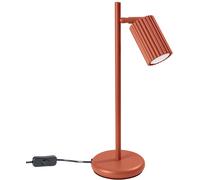 Sollux Lighting Karbon lampada da scrivania 1x10 W rosso SL.1643
