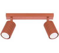 Sollux Lighting Karbon lampada da soffitto 2x10 W rosso SL.1637