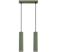 Sollux Lighting Karbon lampada sospesa 2x10 W verde SL.1612