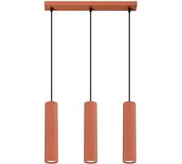 Sollux Lighting Karbon lampada sospesa 3x10 W rosso SL.1632