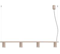 Sollux Lighting Karbon lampada sospesa 4x10 W grigio/cenere SL.2718