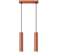 Sollux Lighting Lagos lampada sospesa 2x10 W rosso SL.1490