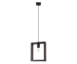 SOLLUX lighting - Lampada a sospensione Aries - Lampada a sospensione elegante - Lunga durata - Design accattivante - E27, 1x max 15W LED, ~230V, 50Hz - Wengé