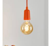 SOLLUX LIGHTING Lampada a sospensione Brasil, arancione, 1 luce SOLLUX LIGHTING