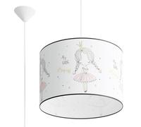 SOLLUX lighting - Lampada a sospensione PRINCESS - Illuminazione decorativa - Lampada LED - Basso consumo energetico - E27, 1x max 15W LED, ~230V, 50Hz, IP20 Multicolore - 40x40x95cm