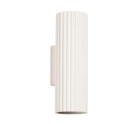 SOLLUX lighting Lampada Da Parete Applique Da Parete In Alluminio 1 Paralume 6,5 x 8,5 x 20 cm Karbon Beige