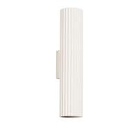 SOLLUX lighting Lampada Da Parete Applique Da Parete In Alluminio 1 Paralume 6,5 x 8 x 30 cm Karbon Beige