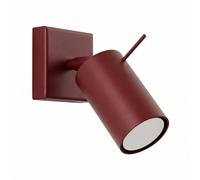 SOLLUX lighting Lampada da parete RING, bordeaux