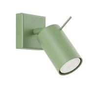 SOLLUX lighting Lampada da parete RING, verde salvia