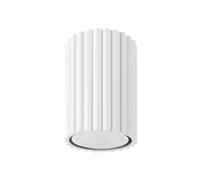 SOLLUX lighting Lampada Da Soffitto Faretto Da Soffitto In Alluminio 1 Paralume 6,5 x 6,5 x 10 cm Karbon Bianco