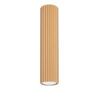 SOLLUX lighting Lampada Da Soffitto Faretto Da Soffitto In Alluminio 1 Paralume 6,5 x 6,5 x 30 cm Karbon Oro