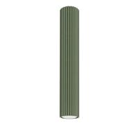 Sollux Lighting Lampada Da Soffitto Faretto Da Soffitto In Alluminio 1 Paralume 6,5 x 6,5 x 40 cm Karbon Verde Oliva