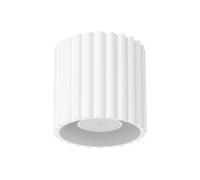 SOLLUX lighting Lampada da Soffitto - Faretto da Soffitto in Alluminio - 1 Paralume - Lampada a LED - Aura Bianca