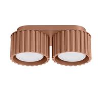 Sollux Lighting Lampada da soffitto Aura SL.1808 2x10 W Alluminio