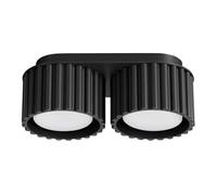 Sollux Lighting Aura lampada da soffitto 2x10 W nero SL.1788
