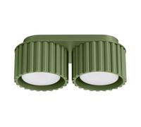 Sollux Lighting Aura lampada da soffitto 2x10 W verde SL.1798