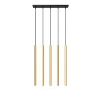 Sollux Lighting Pastelo lampada sospesa x W nero-oro SL.1198