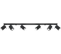 Sollux Lighting Merida lampada da soffitto 6x40 W nero SL.0460