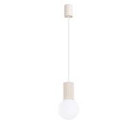 Sollux Lighting Halo lampada sospesa 1x8 W bianco-beige SL.1719