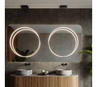 SOLLUX LIGHTING Lampada LED a sospensione Rio 55, verticale 3.000 K nero SOLLUX LIGHTING