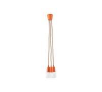 Sollux Lighting Diego lampada sospesa 3x60 W arancione SL.0585