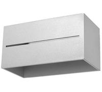Sollux Lighting Lobo Maxi lampada da parete 2x40 W grigio SL.0529