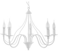 Sollux Lighting Minerwa lampada sospesa 5x40 W bianco SL.0214