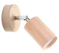 SOLLUX lighting Muro di legno BERGE luce L: 10, B: 10, H: 20, GU10, dimmable