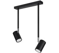 Sollux Lighting Norano lampada da soffitto 2x12 W nero SL.1075