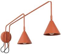 Sollux Lighting Nox lampada da parete 2x10 W rosso SL.2511